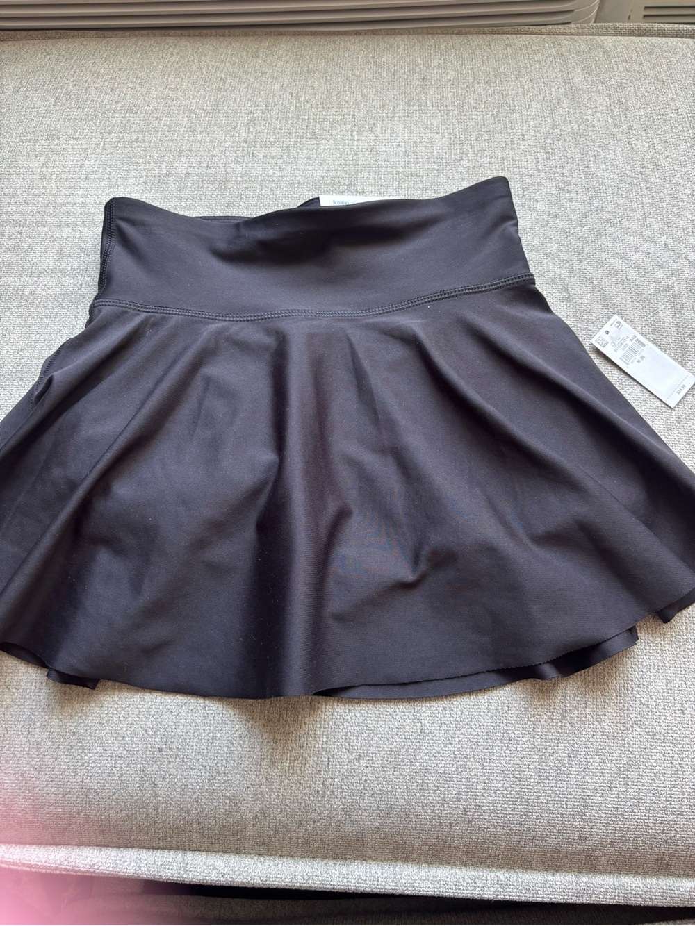 Kids Black Flared Skirt